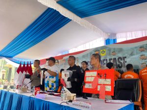 Polres-Polresta Bogor Gelar Konpers, Berantas Premanisme Kasus Perampasan Motor oleh Mata Elang
