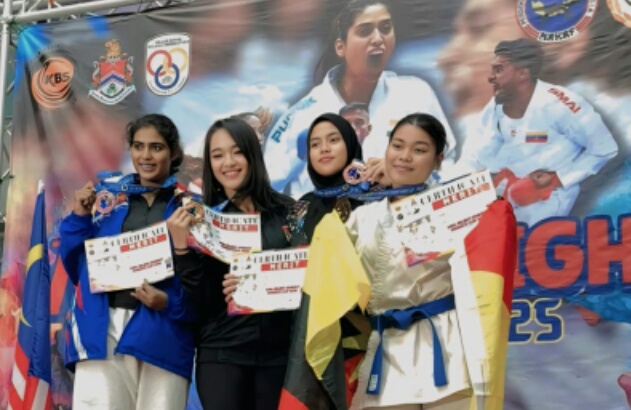 Bripda Jessica, Polwan di Polda Riau, Sabet Medali Emas Kejuaraan Karate di Malaysia
